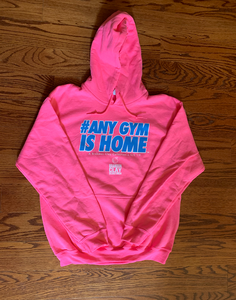 BCLSFW194: #AnyGymIsHome Hoodie - Cotton Candy Pink